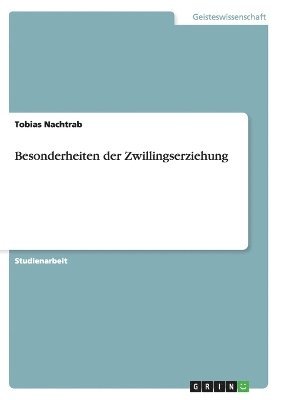 bokomslag Besonderheiten der Zwillingserziehung