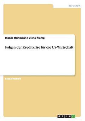 bokomslag Folgen der Kreditkrise fr die US-Wirtschaft