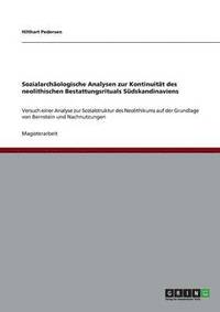 bokomslag Sozialarchologische Analysen zur Kontinuitt des neolithischen Bestattungsrituals Sdskandinaviens