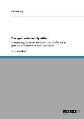 Die Spartanischen Syssitien 1