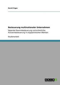 bokomslag Besteuerung multinationaler Unternehmen