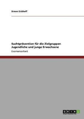 bokomslag Suchtpravention fur die Zielgruppen Jugendliche und junge Erwachsene