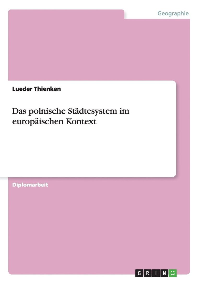 Das Polnische St Dtesystem Im Europ Isch 1