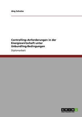 Jörg Schulze - Controlling-Anforderungen in der Energiewirtschaft unter Unbundling-Bedingungen, Häftad