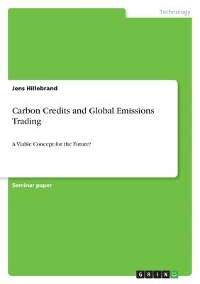 bokomslag Carbon Credits and Global Emissions Trading