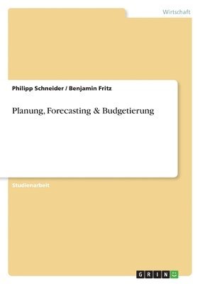 Philipp Schneider, Benjamin Fritz - Planung, Forecasting & Budgetierung, Häftad
