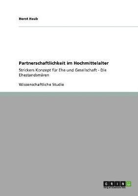 bokomslag Partnerschaftlichkeit Im Hochmittelalter