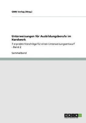 Unterweisungen Fur Ausbildungsberufe Im Handwerk 1