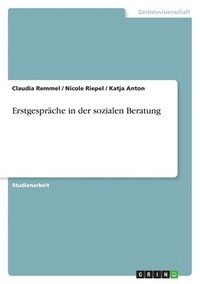 bokomslag Erstgesprche in der sozialen Beratung