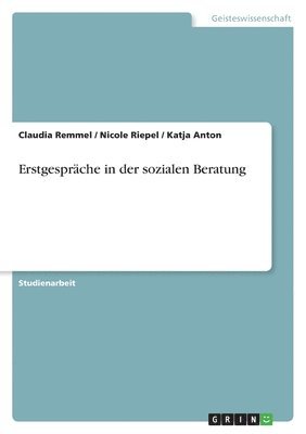 Erstgesprche in der sozialen Beratung 1