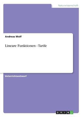 Lineare Funktionen - Tarife 1