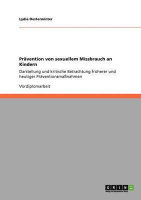 bokomslag Prävention von sexuellem Missbrauch an Kindern