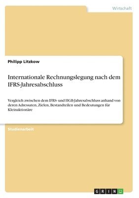 bokomslag Internationale Rechnungslegung nach dem IFRS-Jahresabschluss