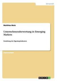 bokomslag Unternehmensbewertung in Emerging Markets