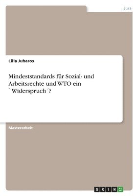 bokomslag Mindeststandards fr Sozial- und Arbeitsrechte und WTO ein `Widerspruch?