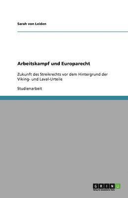 Arbeitskampf und Europarecht 1