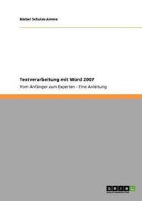 bokomslag Textverarbeitung mit Word 2007