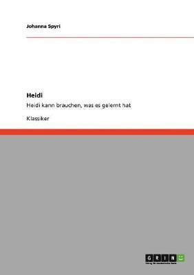 Johanna Spyri - Heidi, Häftad