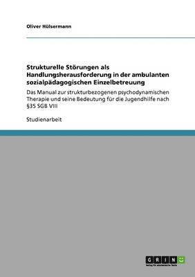 bokomslag Strukturelle Storungen ALS Handlungsherausforderung in Der Ambulanten Sozialpadagogischen Einzelbetreuung