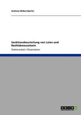 bokomslag Sanktionsbeurteilung von Laien und Rechtsbewusstsein