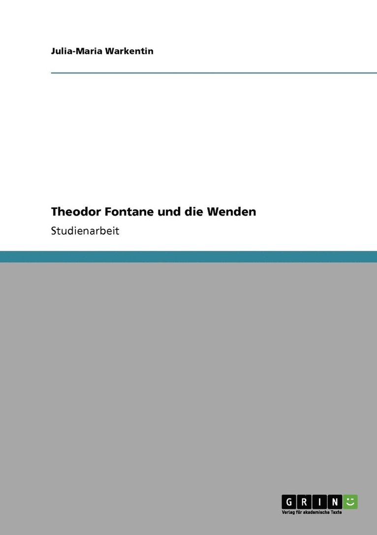 Theodor Fontane und die Wenden 1
