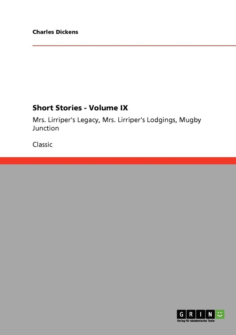 Short Stories - Volume IX 1