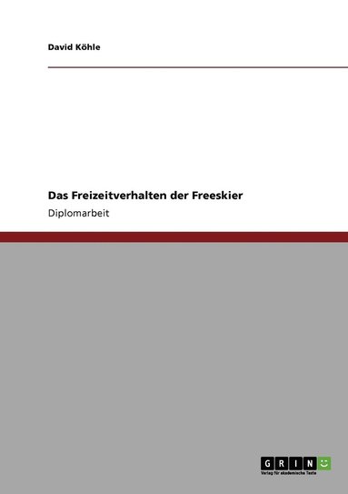 bokomslag Das Freizeitverhalten der Freeskier