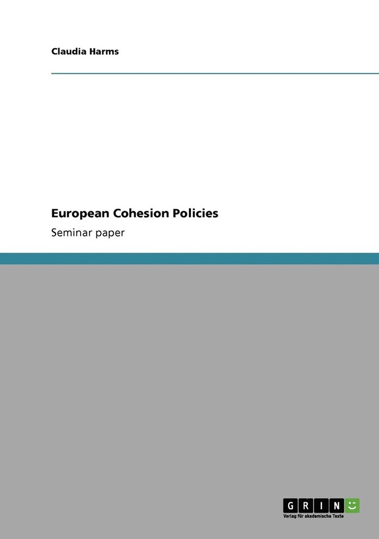 European Cohesion Policies 1