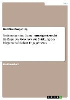 Anderungen Im Gemeinnutzigkeitsrecht Im Zuge Des Gesetzes Zur Starkung Des Burgerschaftlichen Engagements 1