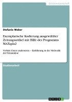 Exemplarische Kodierung Ausgewahlter Zeitungsartikel Mit Hilfe Des Programms Maxqda2 1