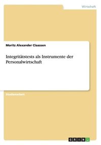 bokomslag Integritätstests als Instrumente der Personalwirtschaft