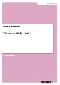 bokomslag sozialistische Stadt
