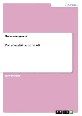 bokomslag sozialistische Stadt