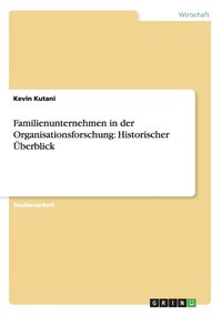 bokomslag Familienunternehmen In Der Organisations