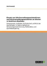 bokomslag Einsatz von Schulverwaltungsassistentinnen und Schulverwaltungsassistenten an Schulen in Nordrhein-Westfalen
