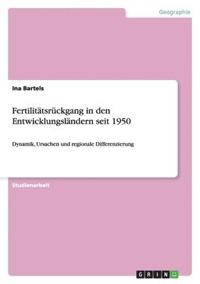 bokomslag Fertilitätsrückgang in den Entwicklungsländern seit 1950
