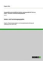 Kultur- Und Tourismusgeographie 1