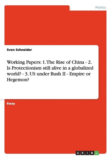 bokomslag Working Papers