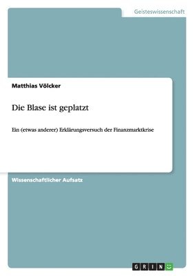 Matthias Völcker - Blase ist geplatzt, Häftad