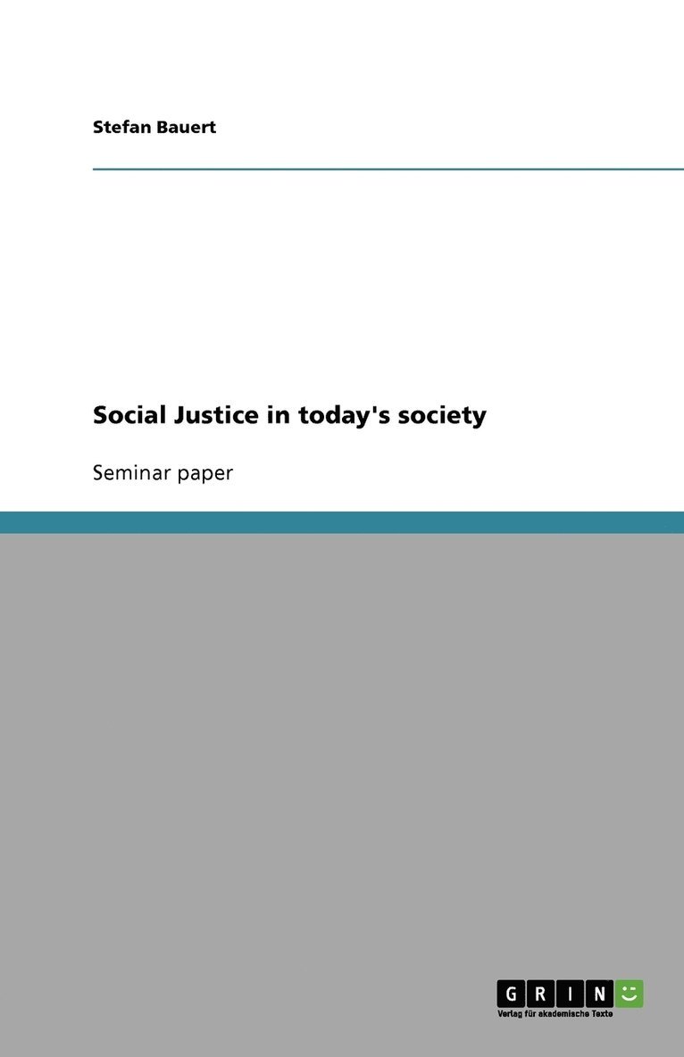 Social Justice in today's society