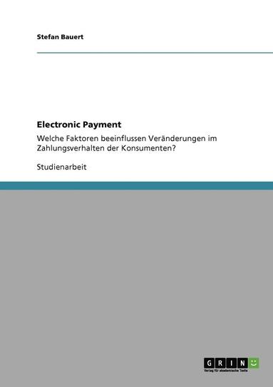 Stefan Bauert - Electronic Payment, Häftad