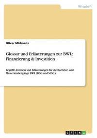 bokomslag Glossar und Erlauterungen zur BWL