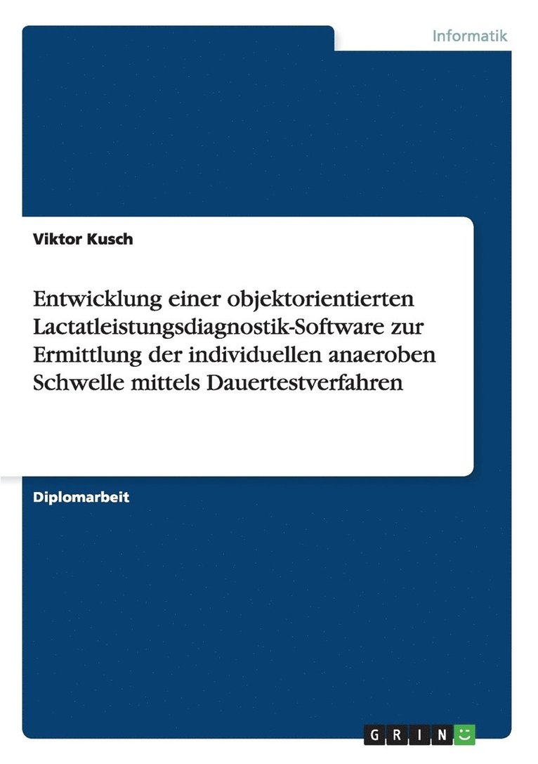 Entwicklung Einer Objektorientierten Lac 1