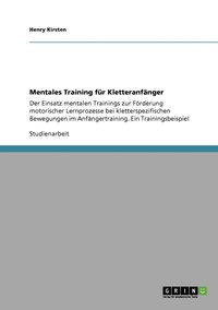 bokomslag Mentales Training fr Kletteranfnger