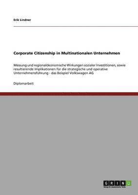 bokomslag Corporate Citizenship in Multinationalen Unternehmen