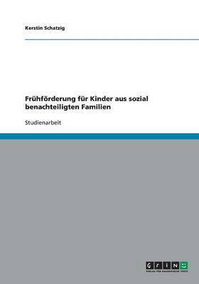 bokomslag Frühförderung für Kinder aus sozial benachteiligten Familien