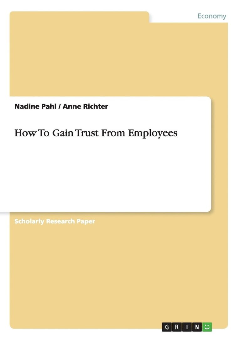 How To Gain Trust From Employees 1