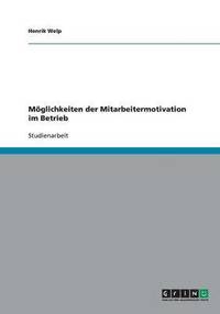 bokomslag Möglichkeiten der Mitarbeitermotivation im Betrieb