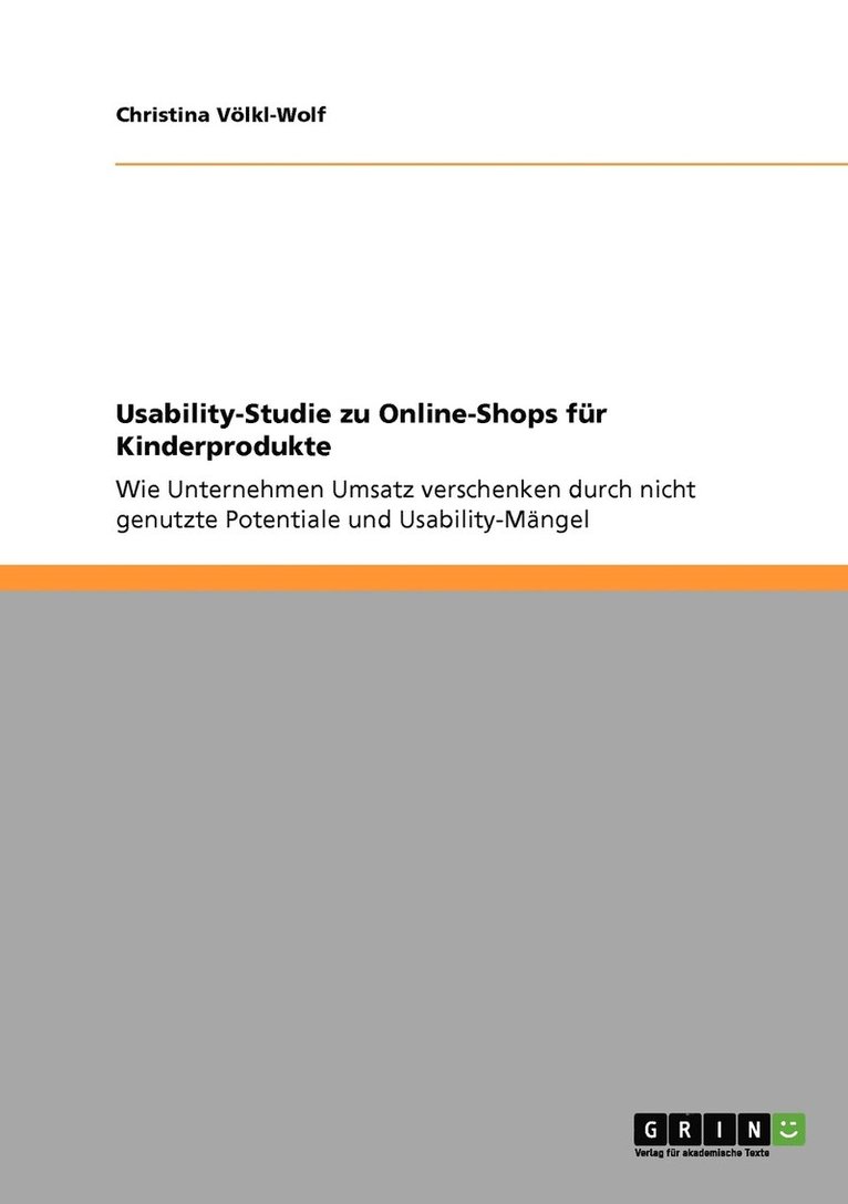 Usability-Studie zu Online-Shops fur Kinderprodukte 1