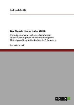 Andreas Schmidt - Messie House Index (MHI), Häftad